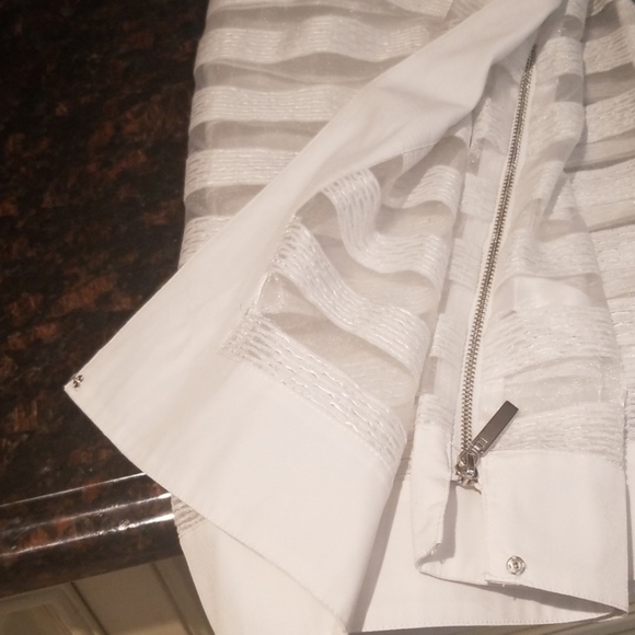 EUC 1. State Striped Sheer Box Shirt - Picture 4 of 5